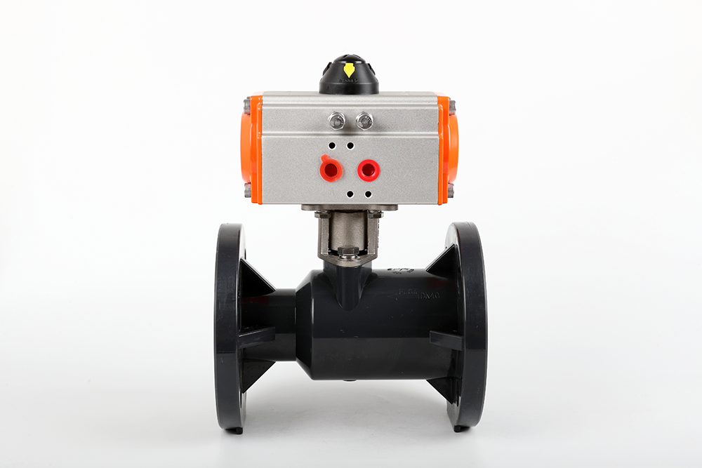 深泽气动法兰一体球阀